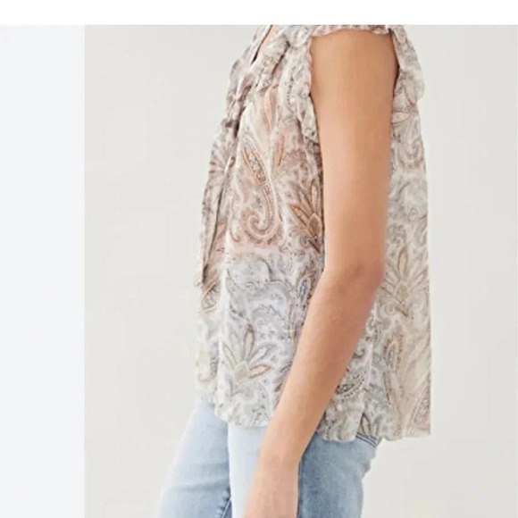 Zimmermann Wild Botanica Luminous Flutter Smock Top - Picture 2 of 9